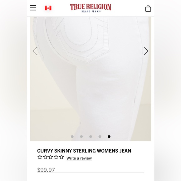 True Religion Jeans size 26 - Picture 8 of 9